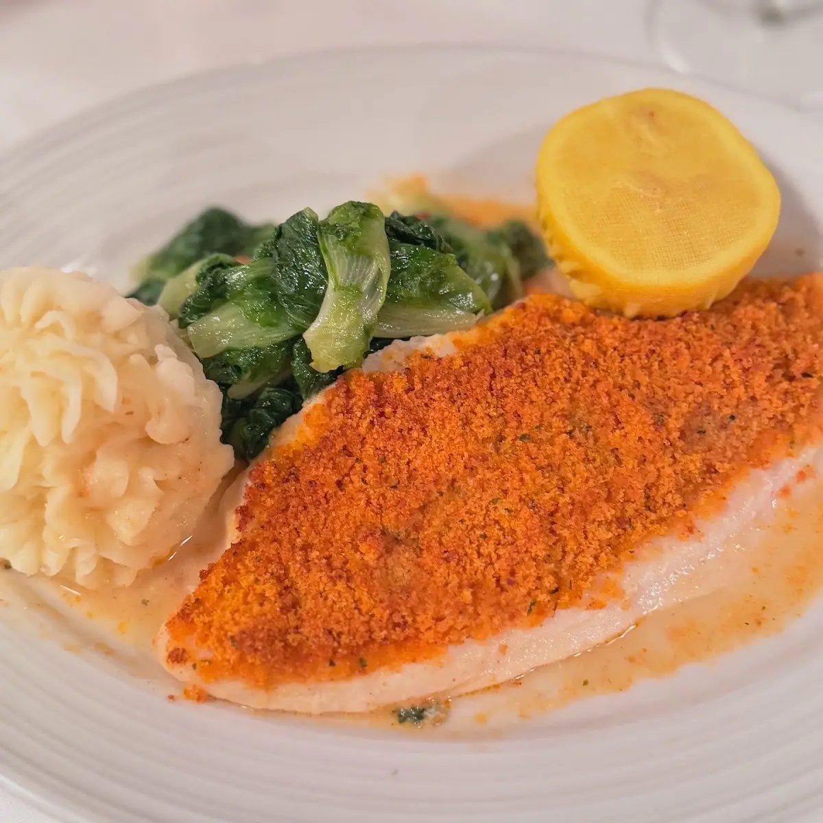 Filet Sole Oreganata