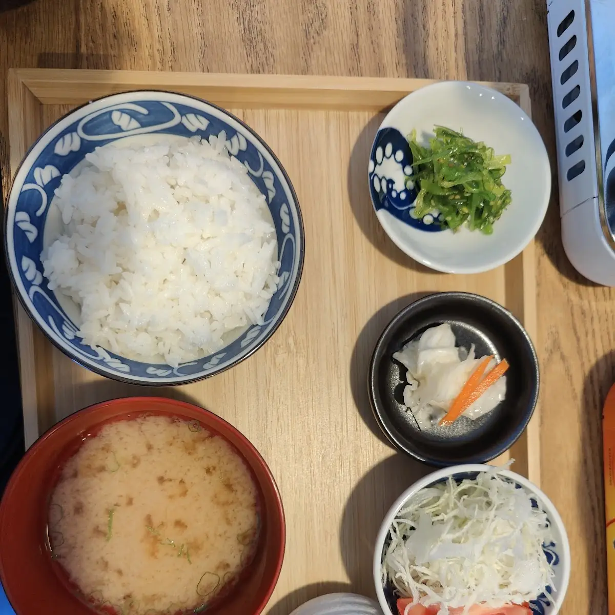 Miso Soup and Salad