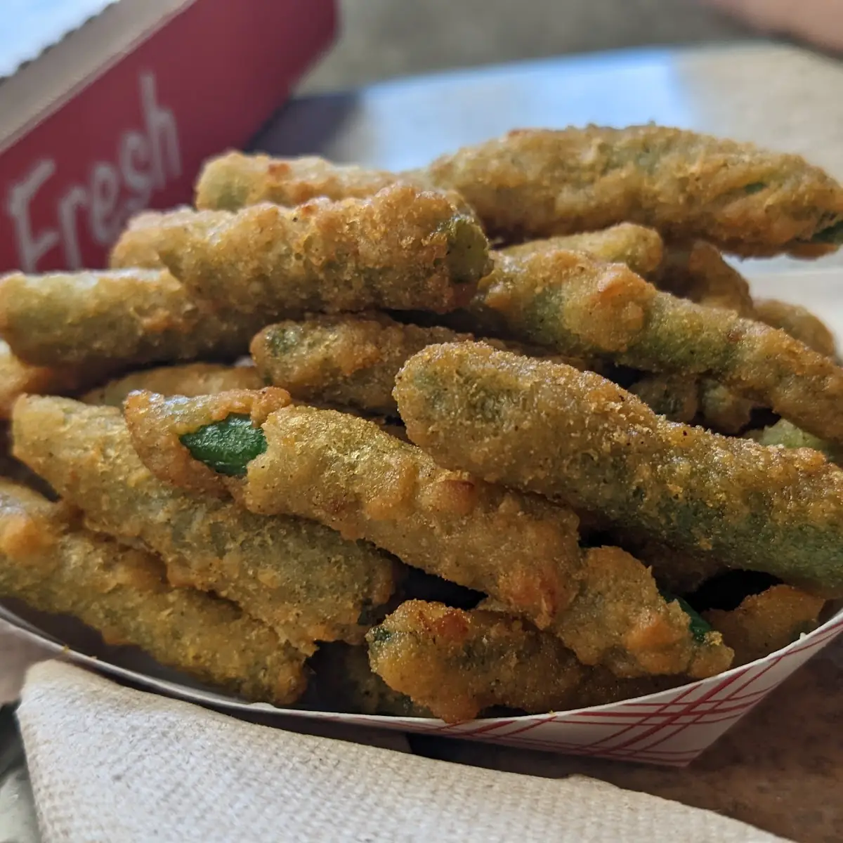 Fried Green Beans w Ranch Dressing