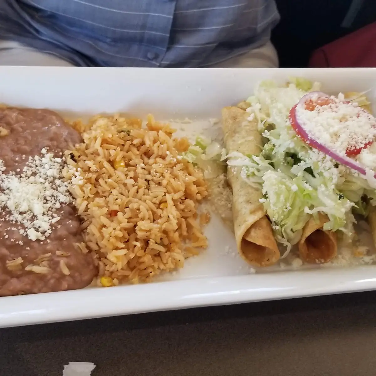 One Enchilada One Tamal