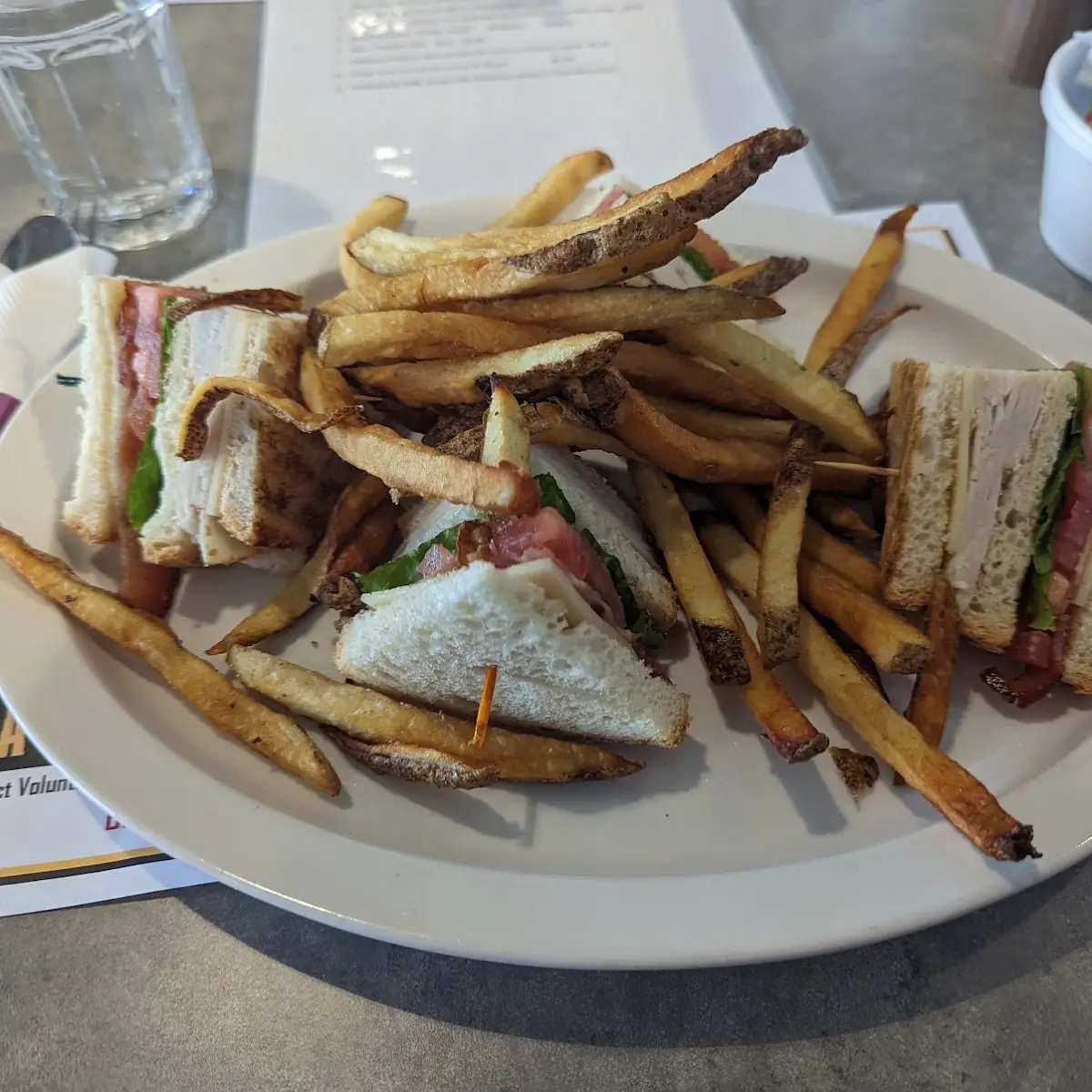 Turkey Bacon Club Sandwich