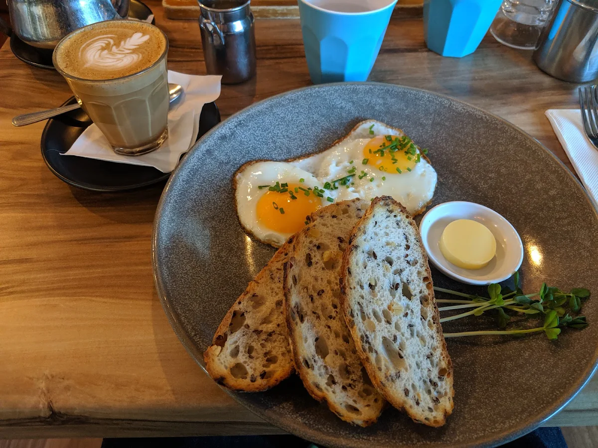 Sunny Side Fried Eggs, Cafe Mosman