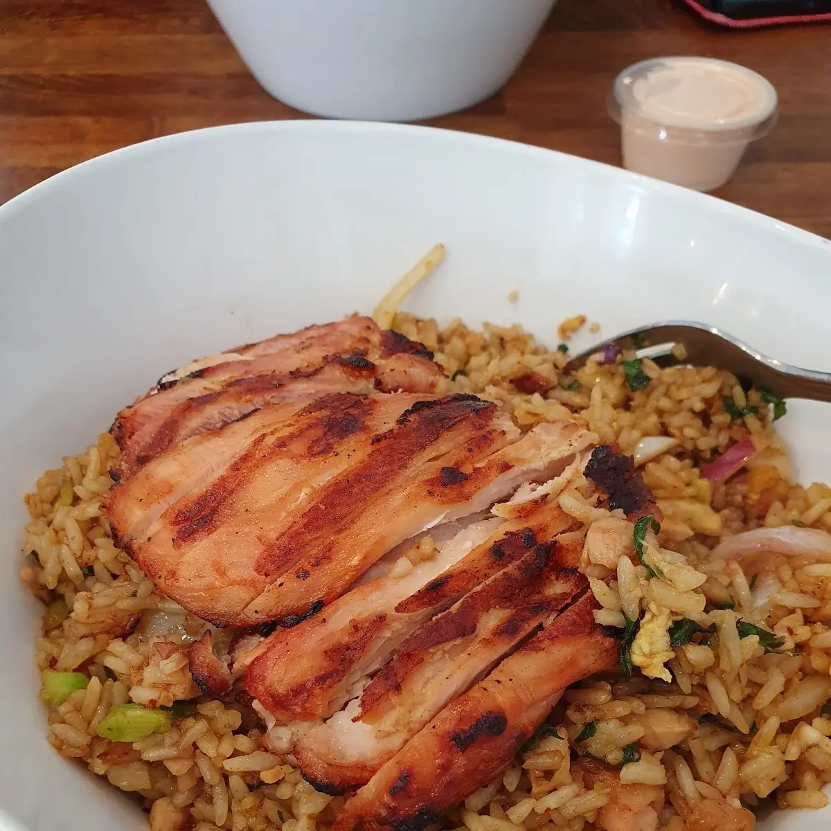 Thai Basil Fried Rice with Chicken