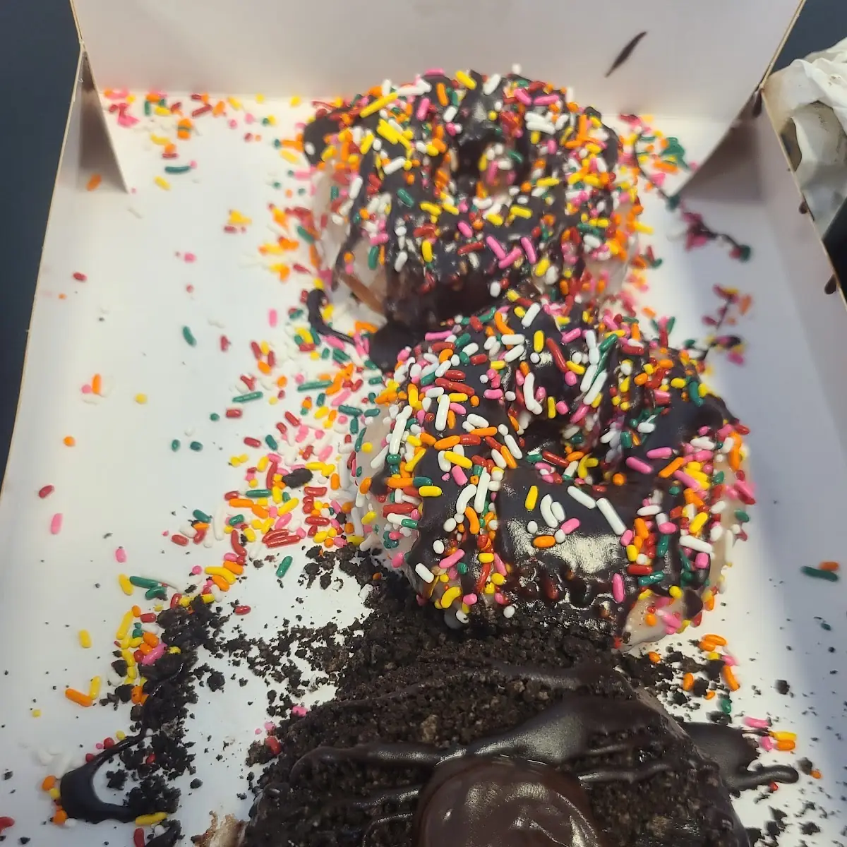 Sprinkles & Hot Fudge Drizzle