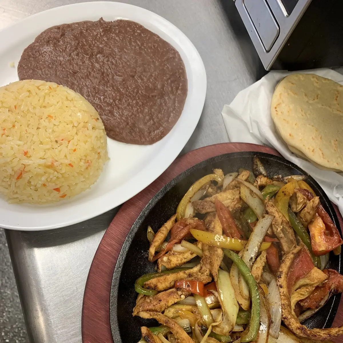 Chicken or Steak Fajitas