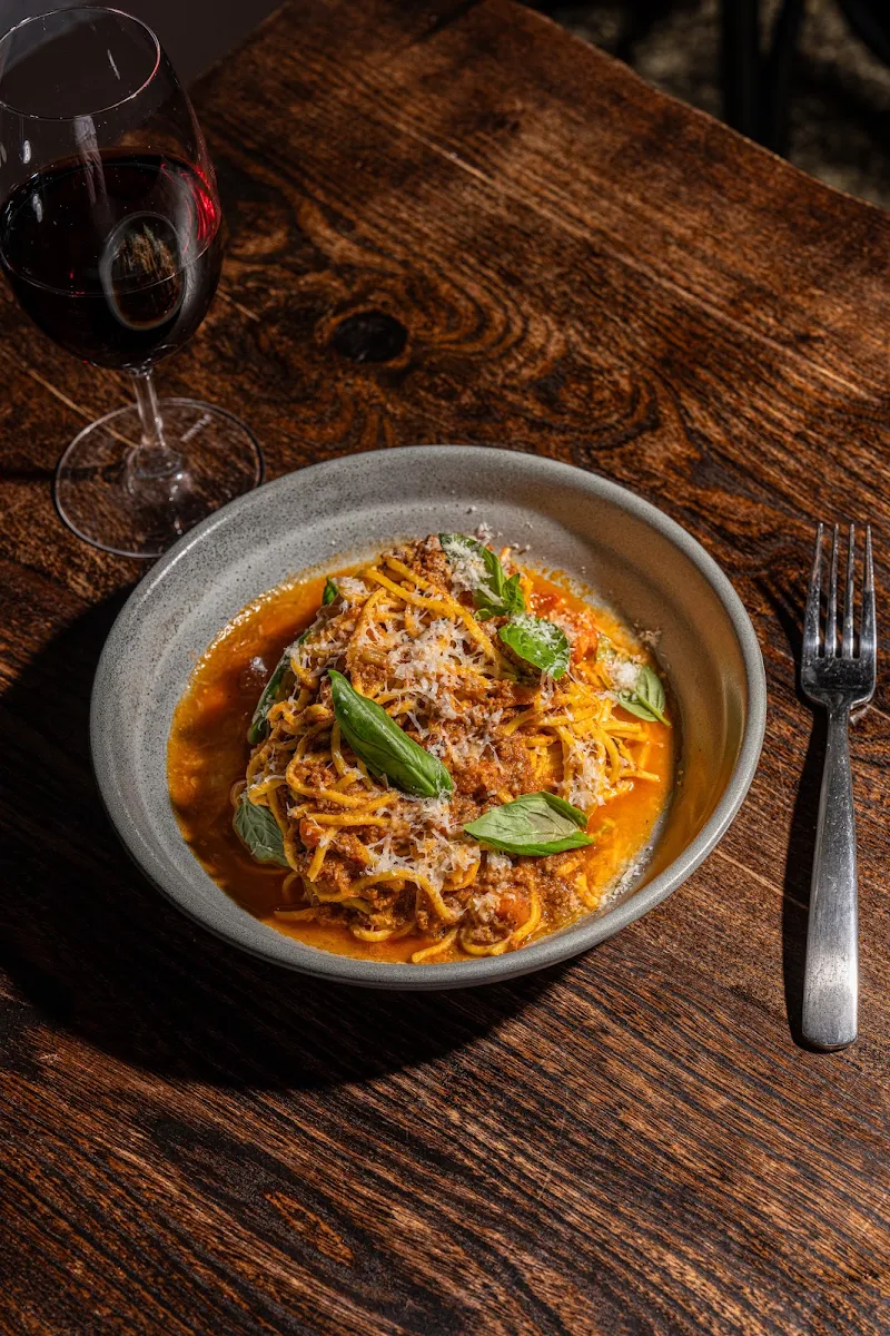 Fettuccine Crab Meat Bisque Tomatoes Bottarga Basil
