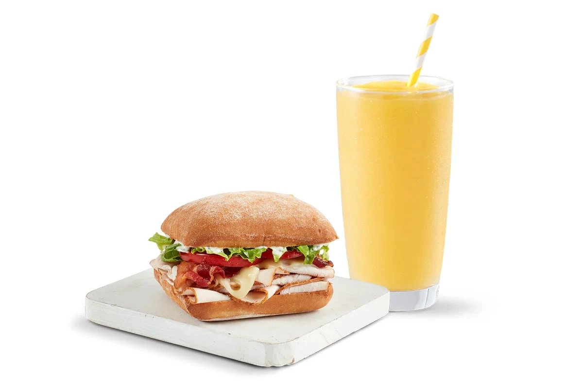 Smoothie and a Sandwich