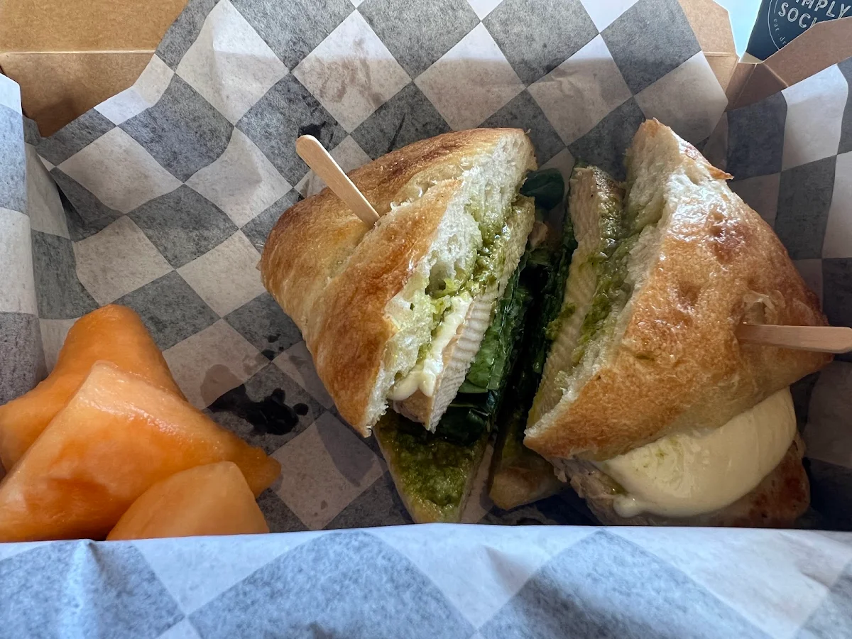Pesto Chicken Melt