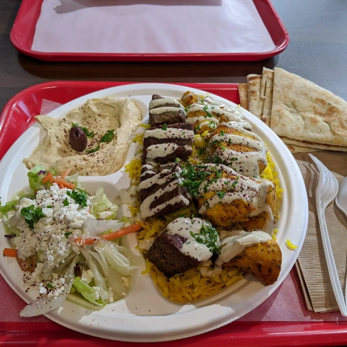 Kabob Plate Beef and Kafto
