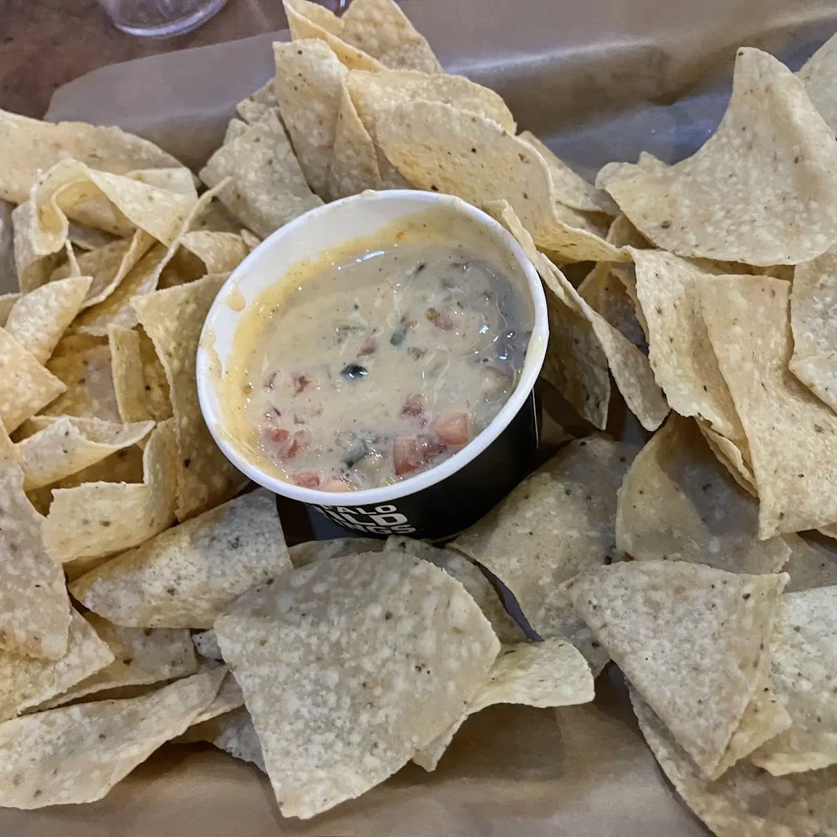 Nachos with Queso Cheese