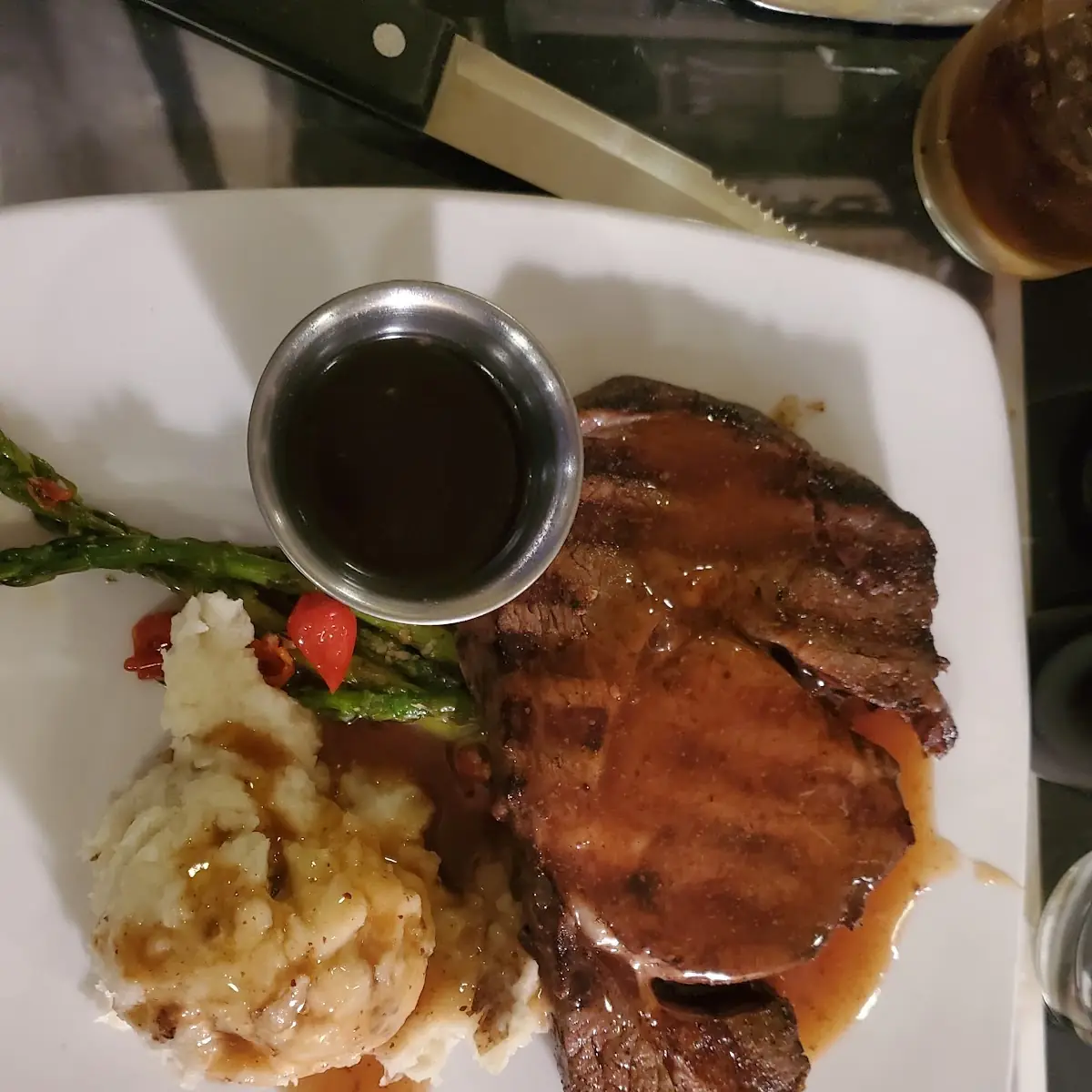 Prime Rib with Smashed Potatoes