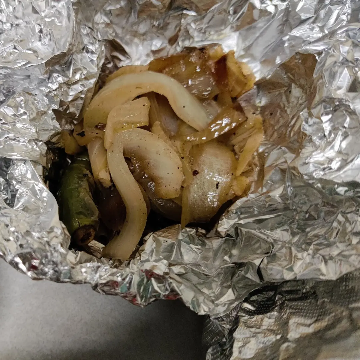 Grilled Onions and Peppers