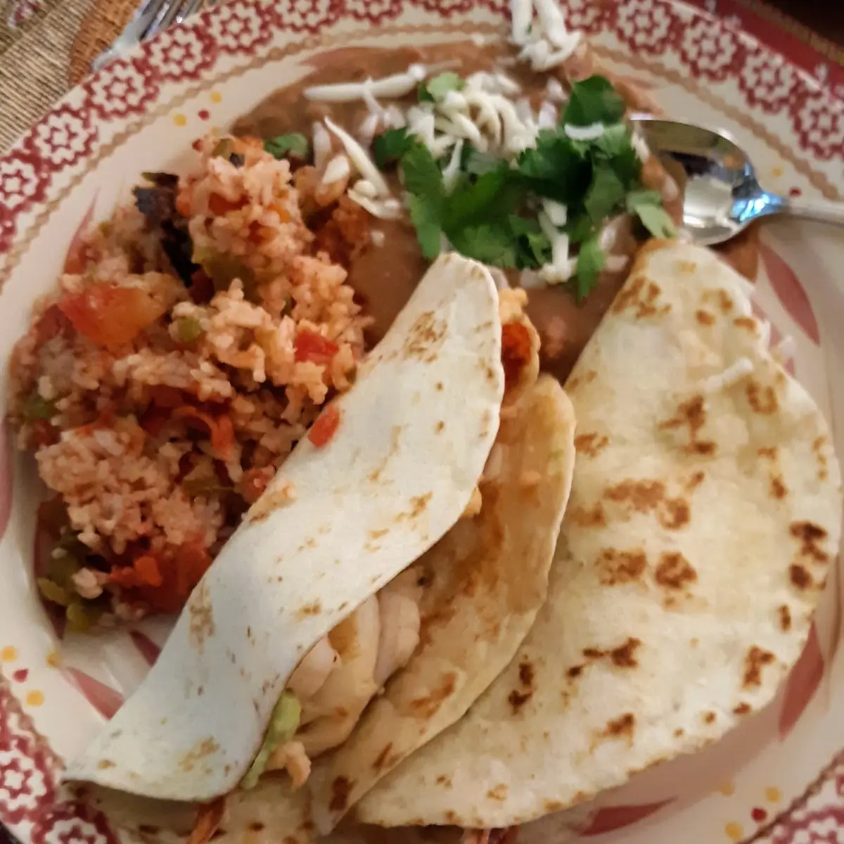 Mexican Rice and Refried Beans