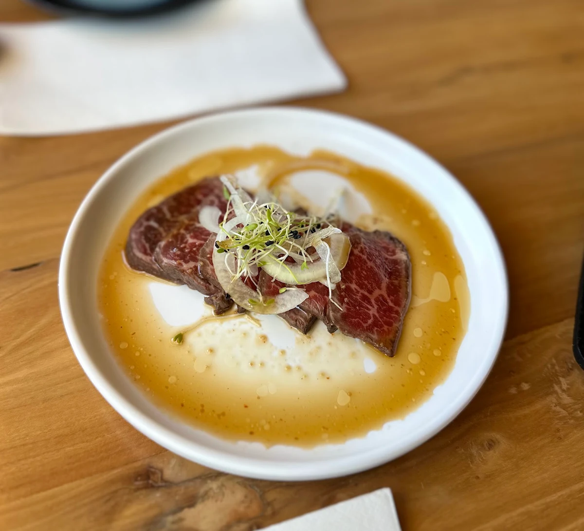 Beef Tataki, Kiraku Japanese All You Can Eat