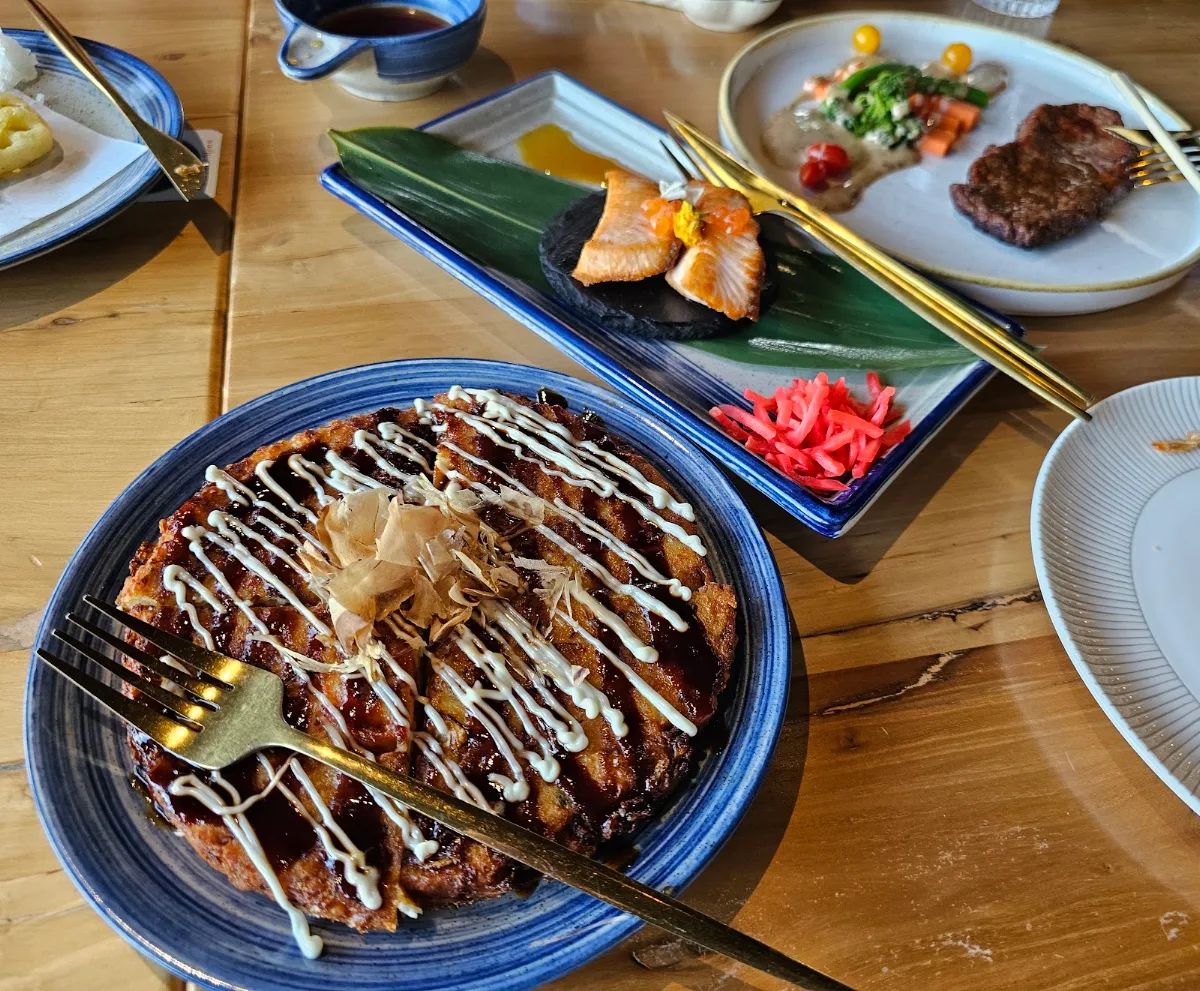 Okonomiyaki Skewer, Kiraku Japanese All You Can Eat