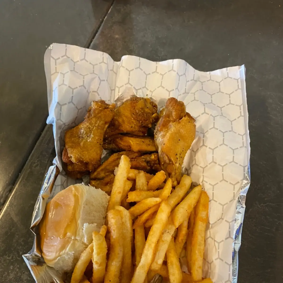 Lemon Pepper Wings Fries