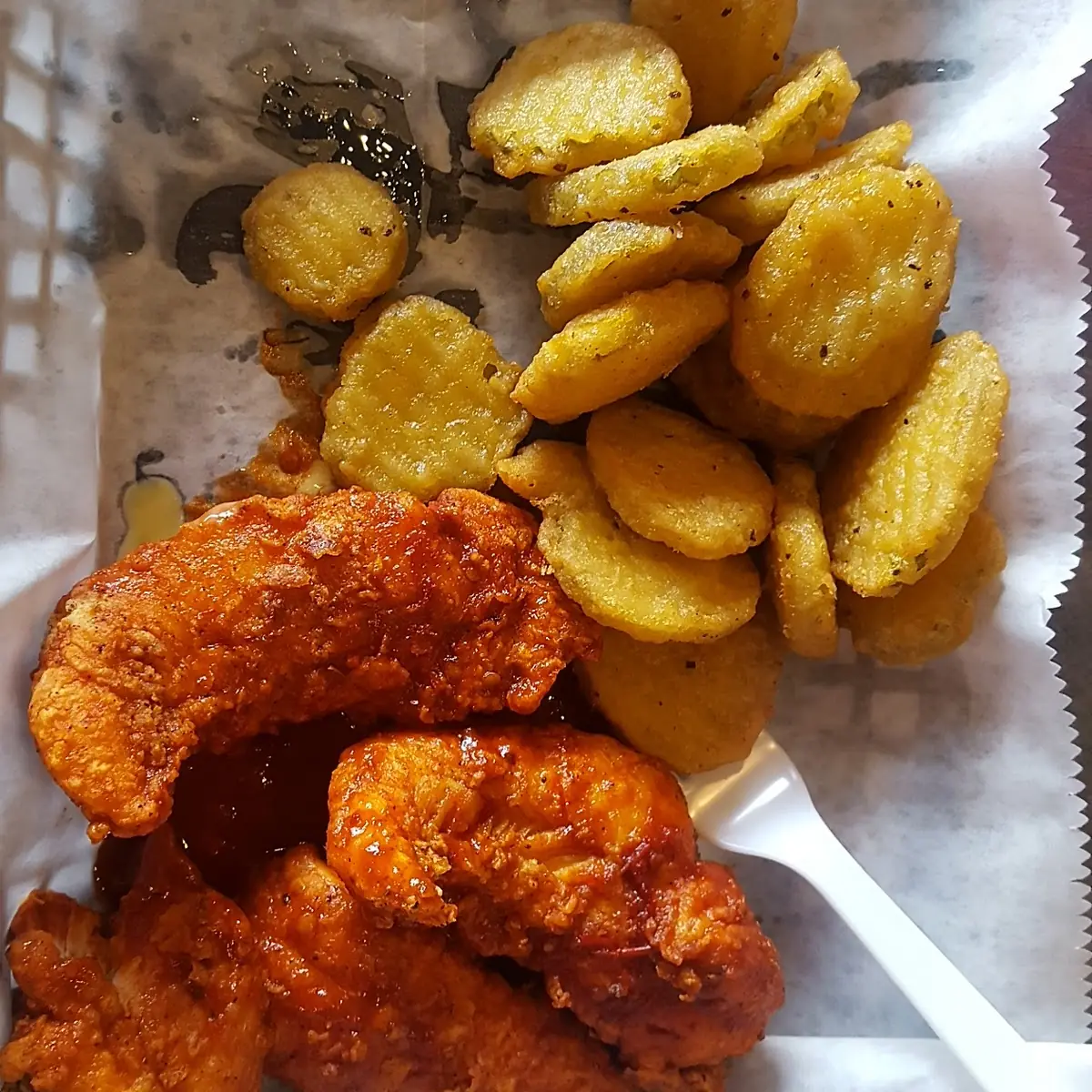 Tenders and Fried Pickles