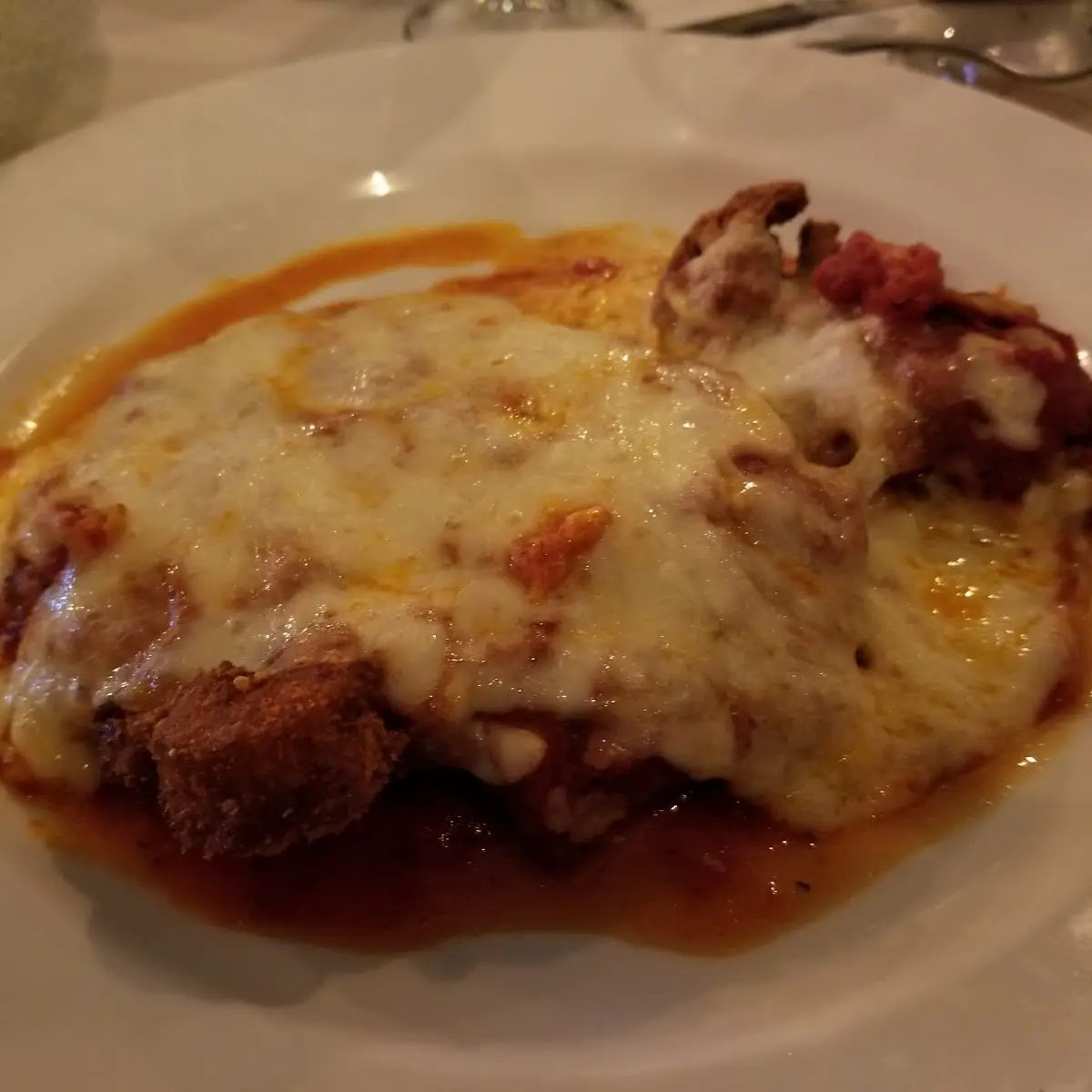 Parmigiana Dinner Sunday Special