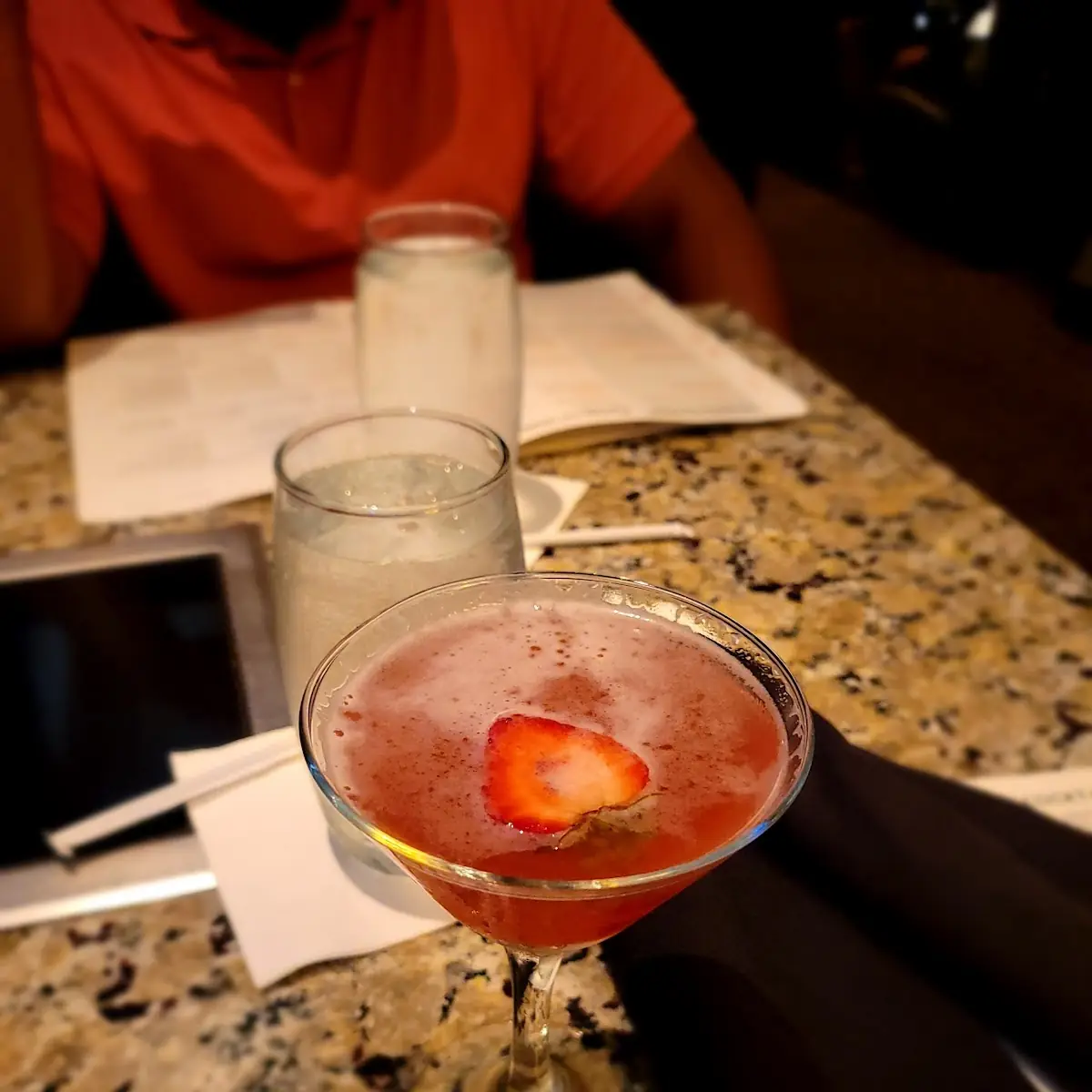 Strawberry Blonde Martini