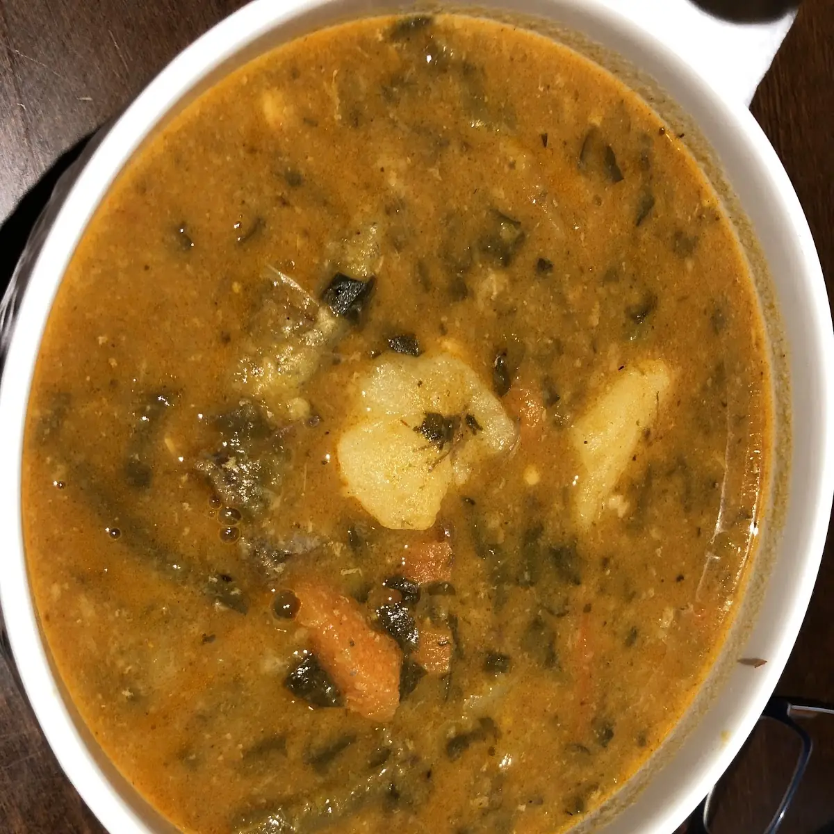 Vegetable Soup with Goat