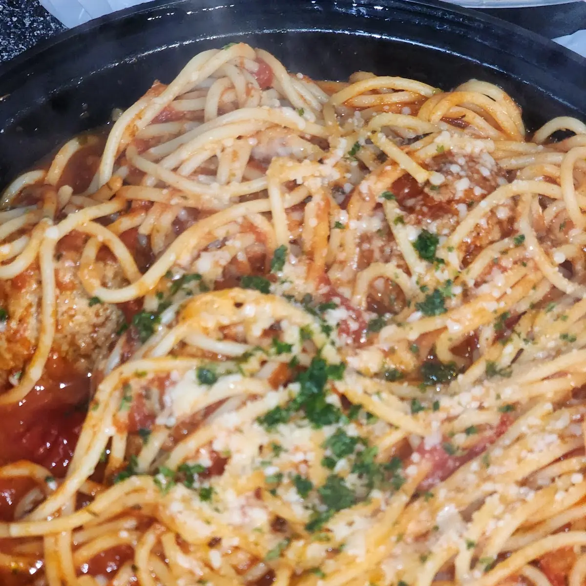 Spaghetti w Italian Sausage