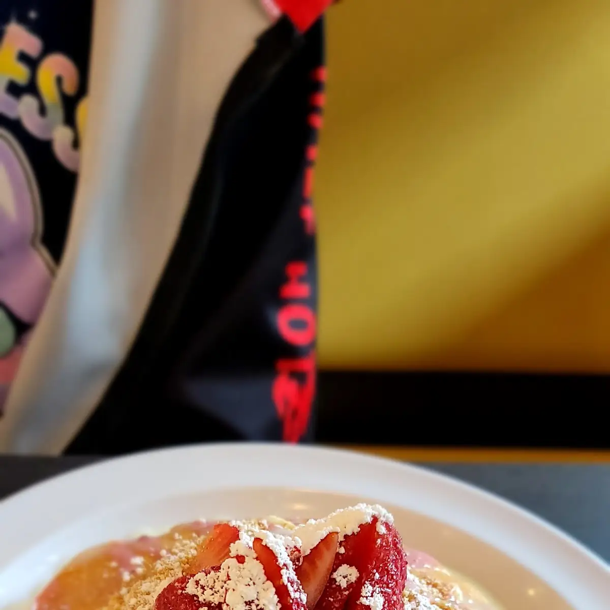 Strawberry Cheesecake Pancakes