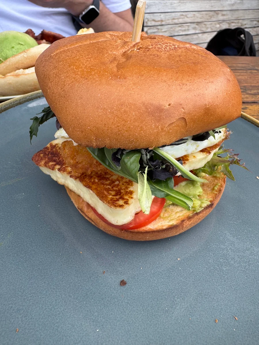 Veggie Brekkie Burger, The Depot
