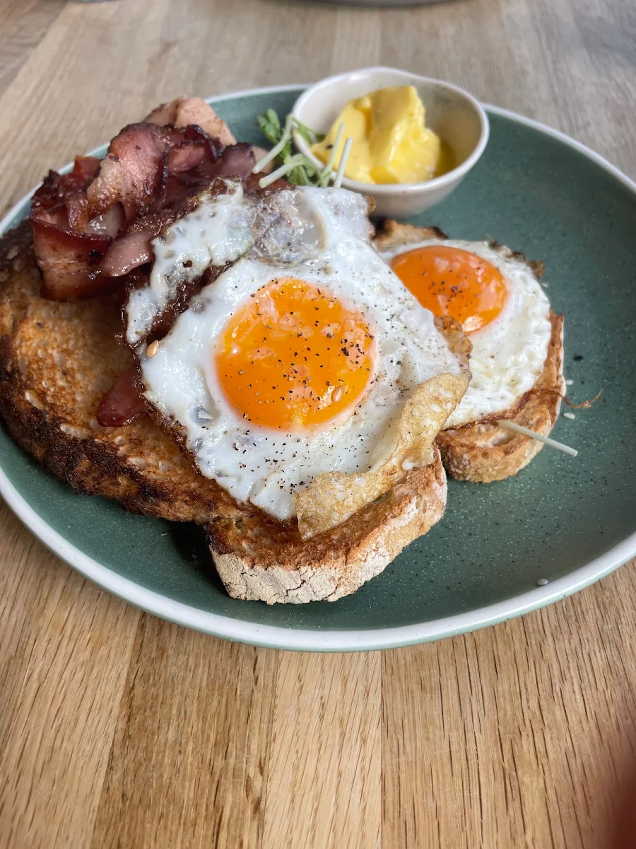 Eggs on Sourdough