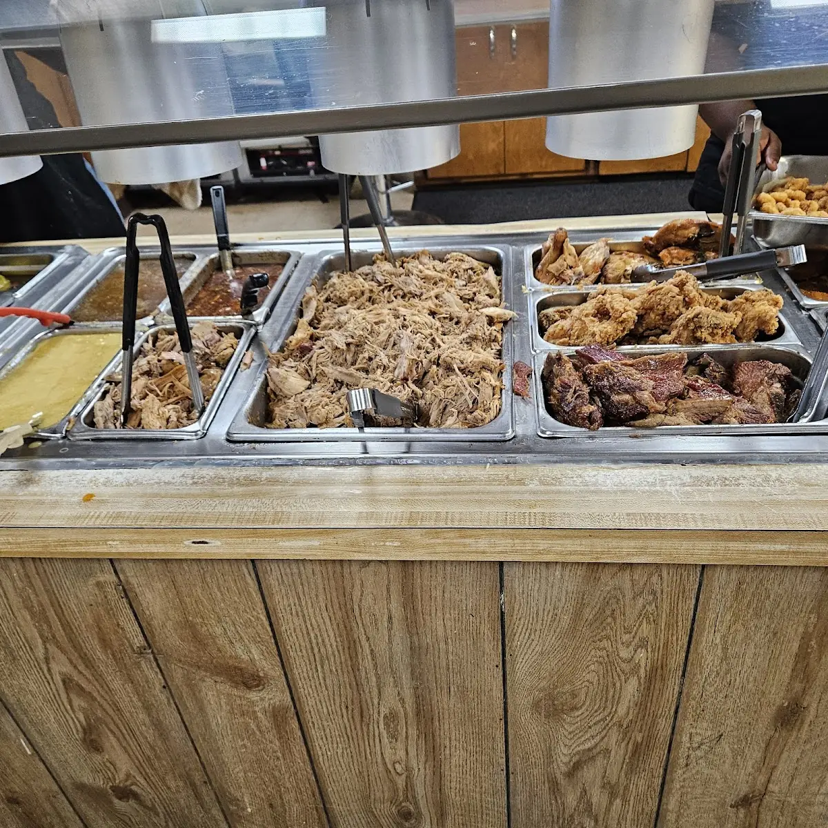 Pulled Pork BBQ Buffet Bar