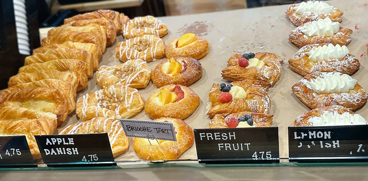 Fresh Fruit and Caramel Danish Pastries