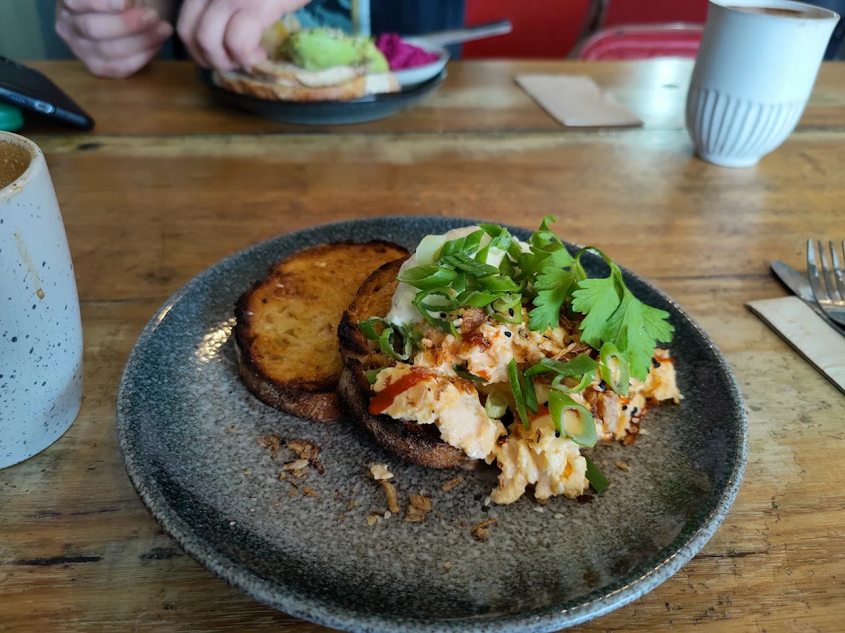 Chilli Scrambled Eggs, Coffee for the People Roasting Co. CAFE