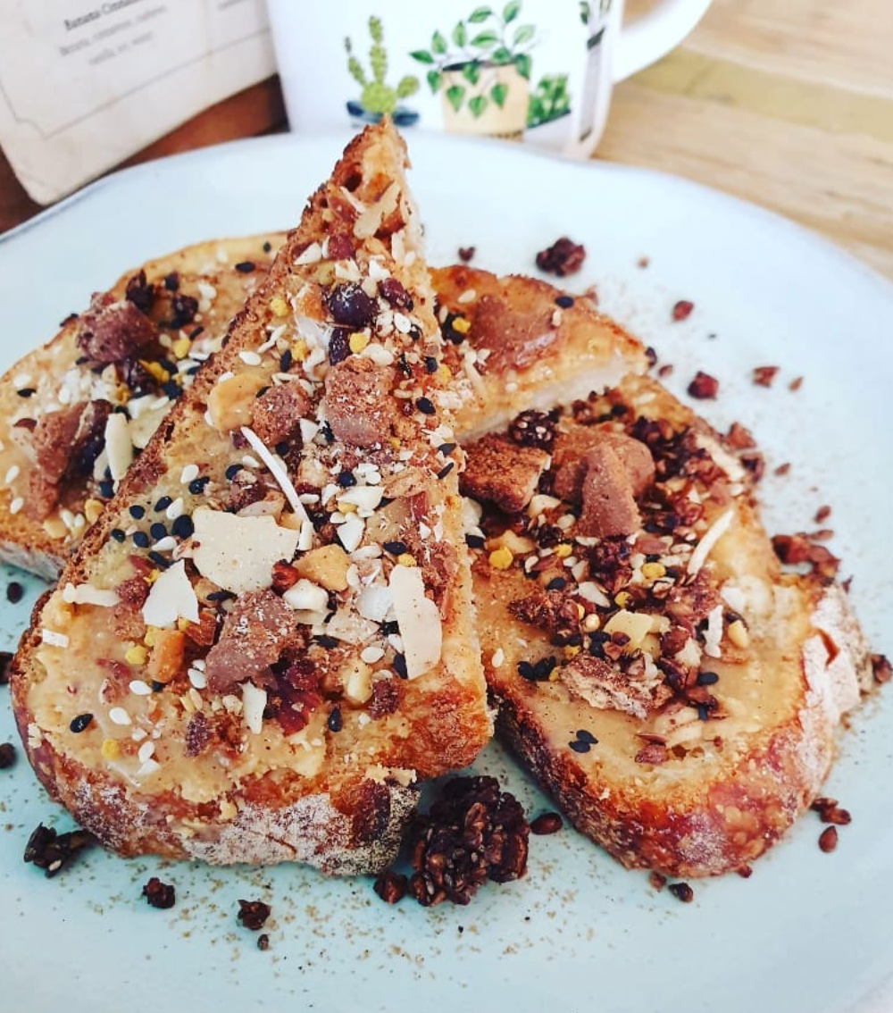 Fruit Sourdough Toast, Coffee for the People Roasting Co. CAFE