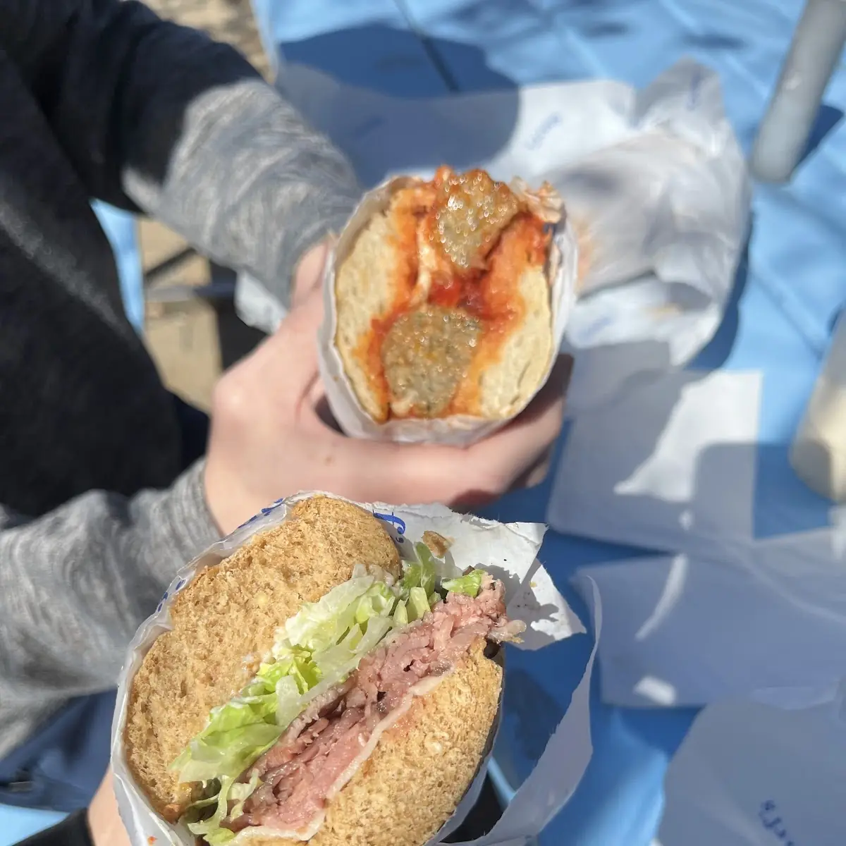 French Dip and Meatball Sub