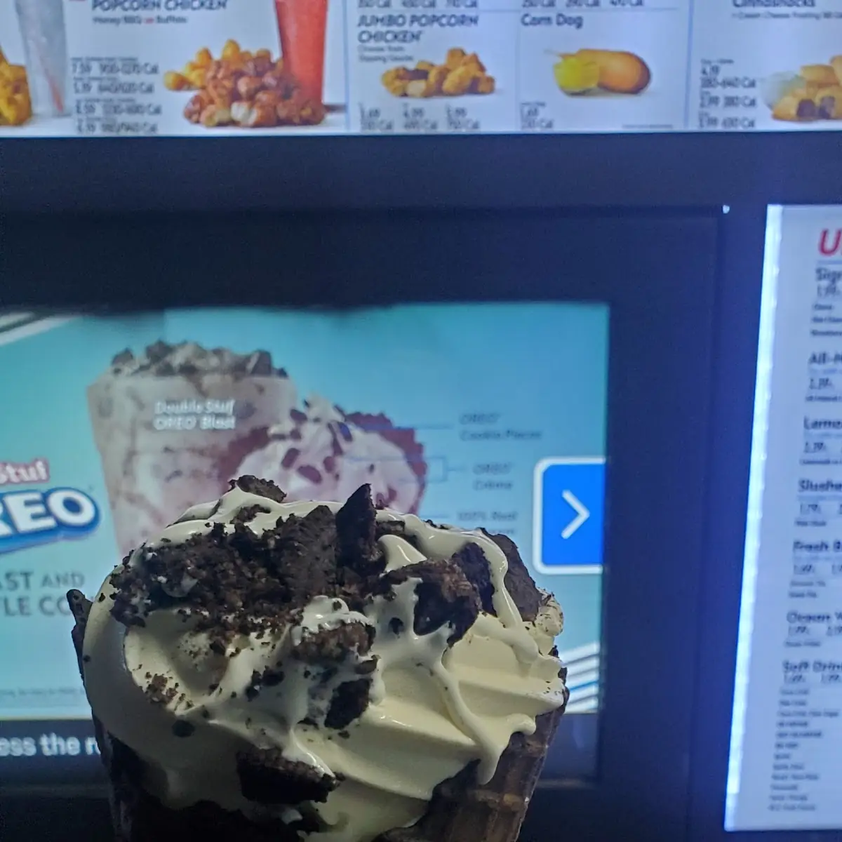 Cookies N Cream Waffle Cone