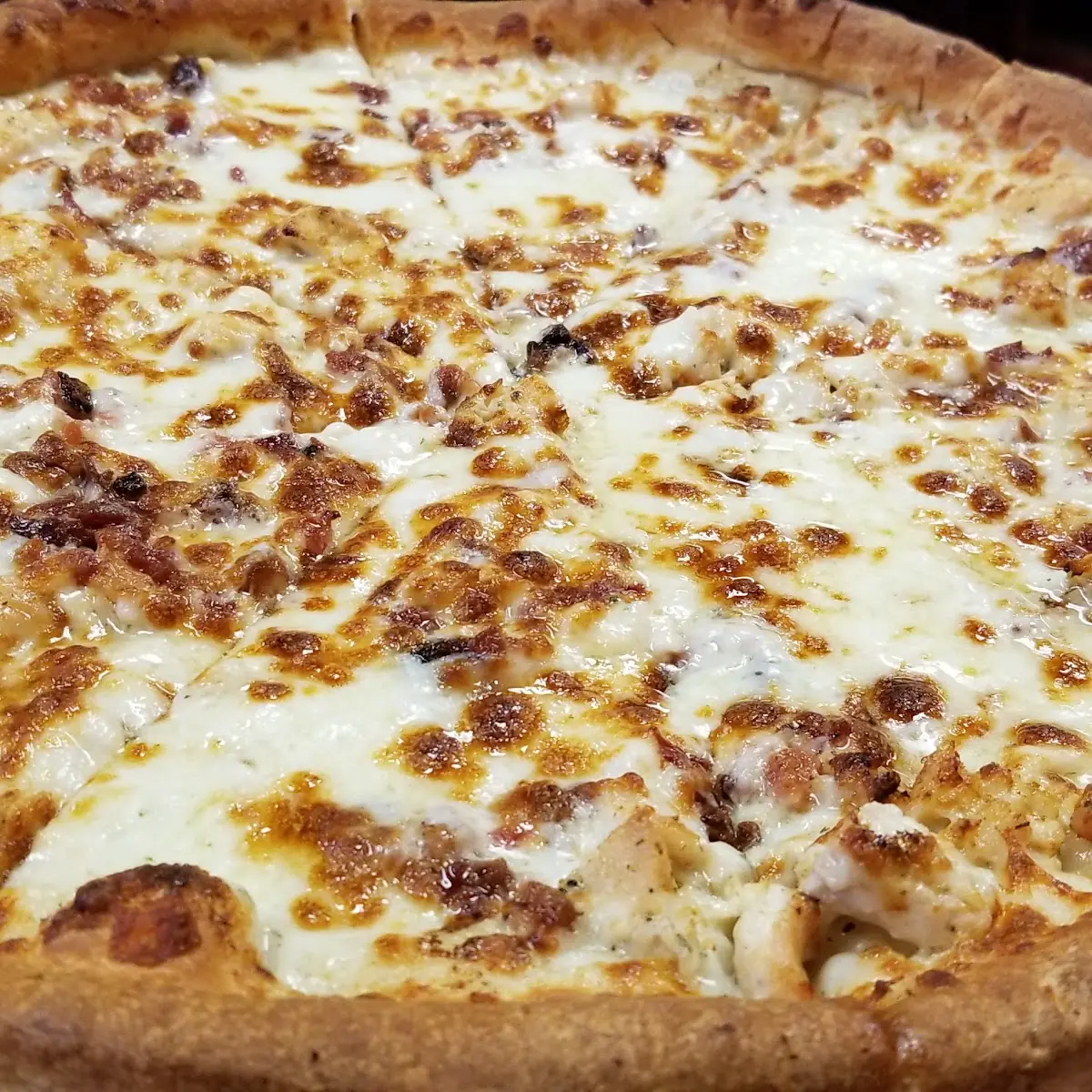 Chicken Bacon Ranch Pizza