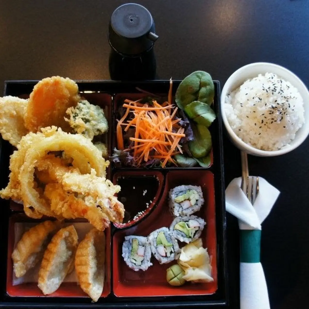 Vegetable Tempura Bento Box