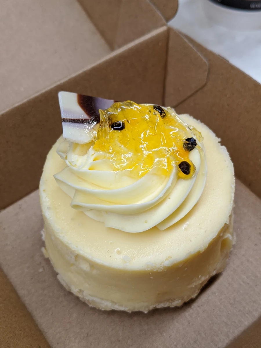 Passion Fruit Cheesecake, Jasper Coffee
