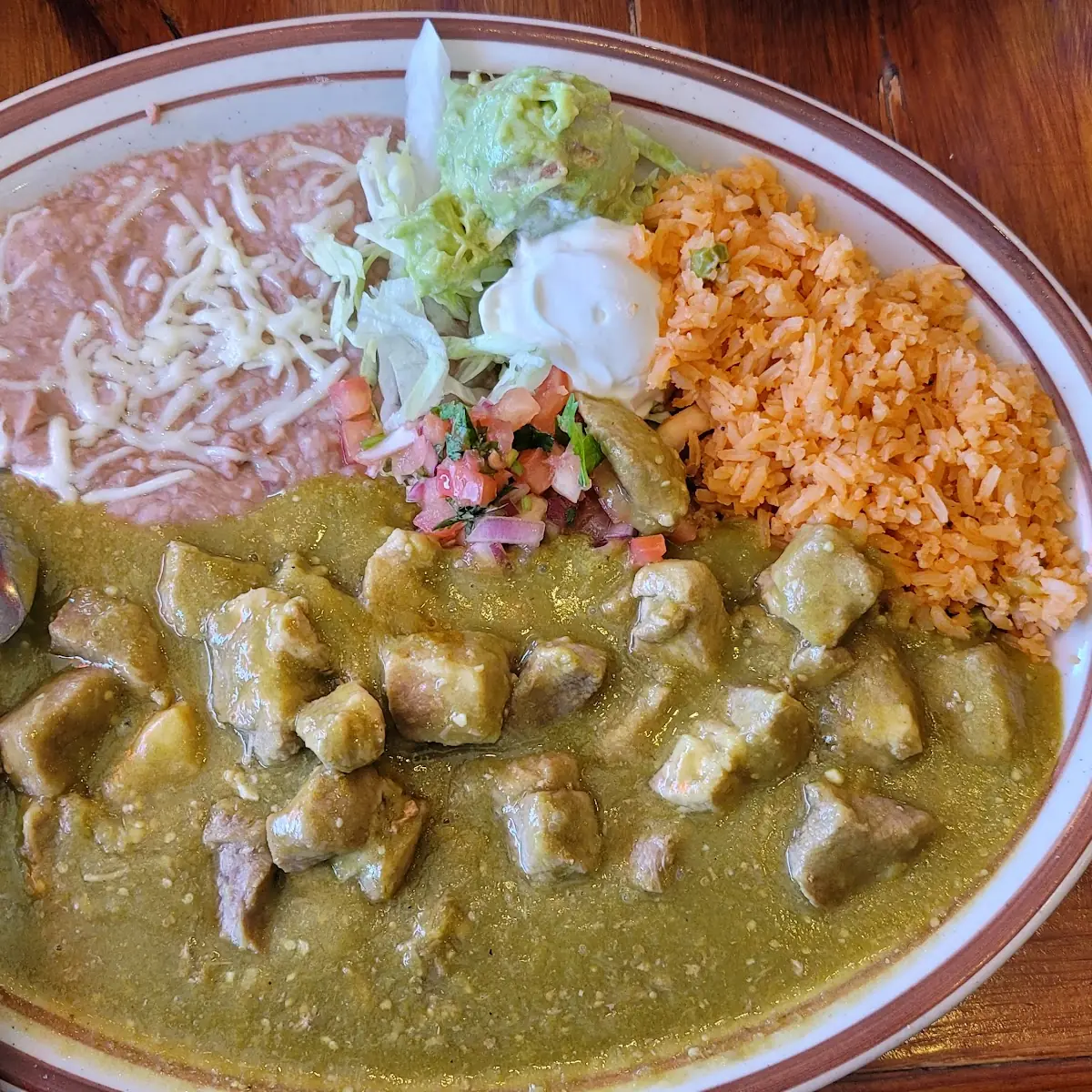 Chile Verde Dinner