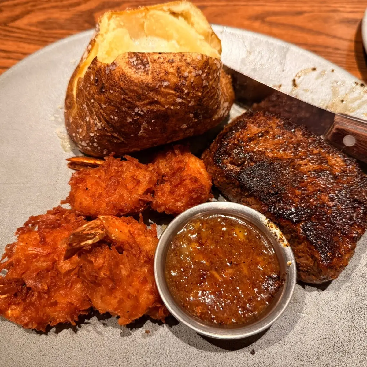 Sirloin & Coconut Shrimp