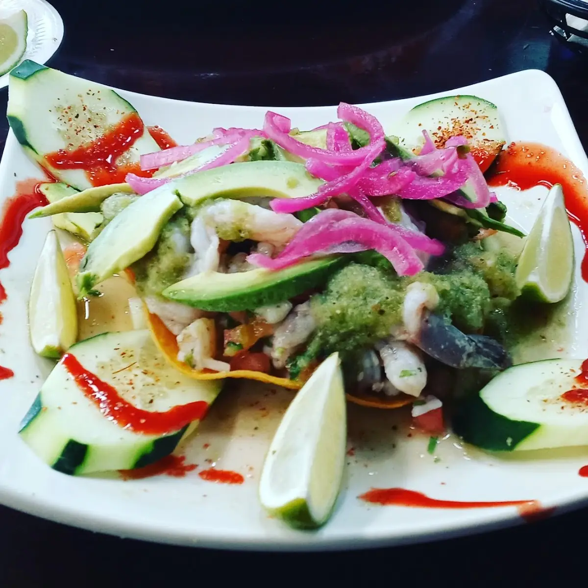 Aguachile Verde Tostada