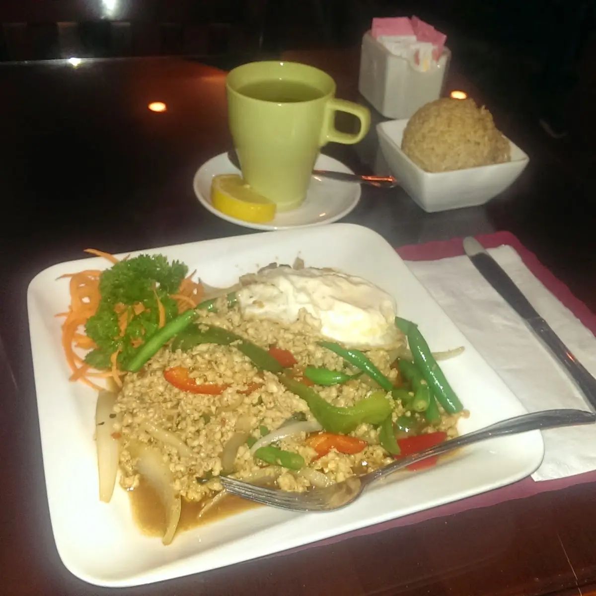 Spicy Basil with Minced Chicken