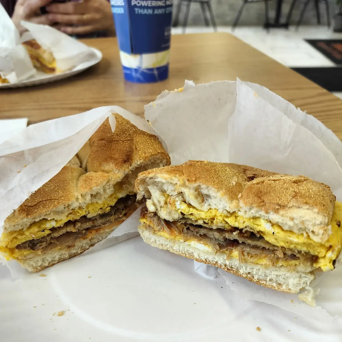 Steak Egg and Cheese Sandwich