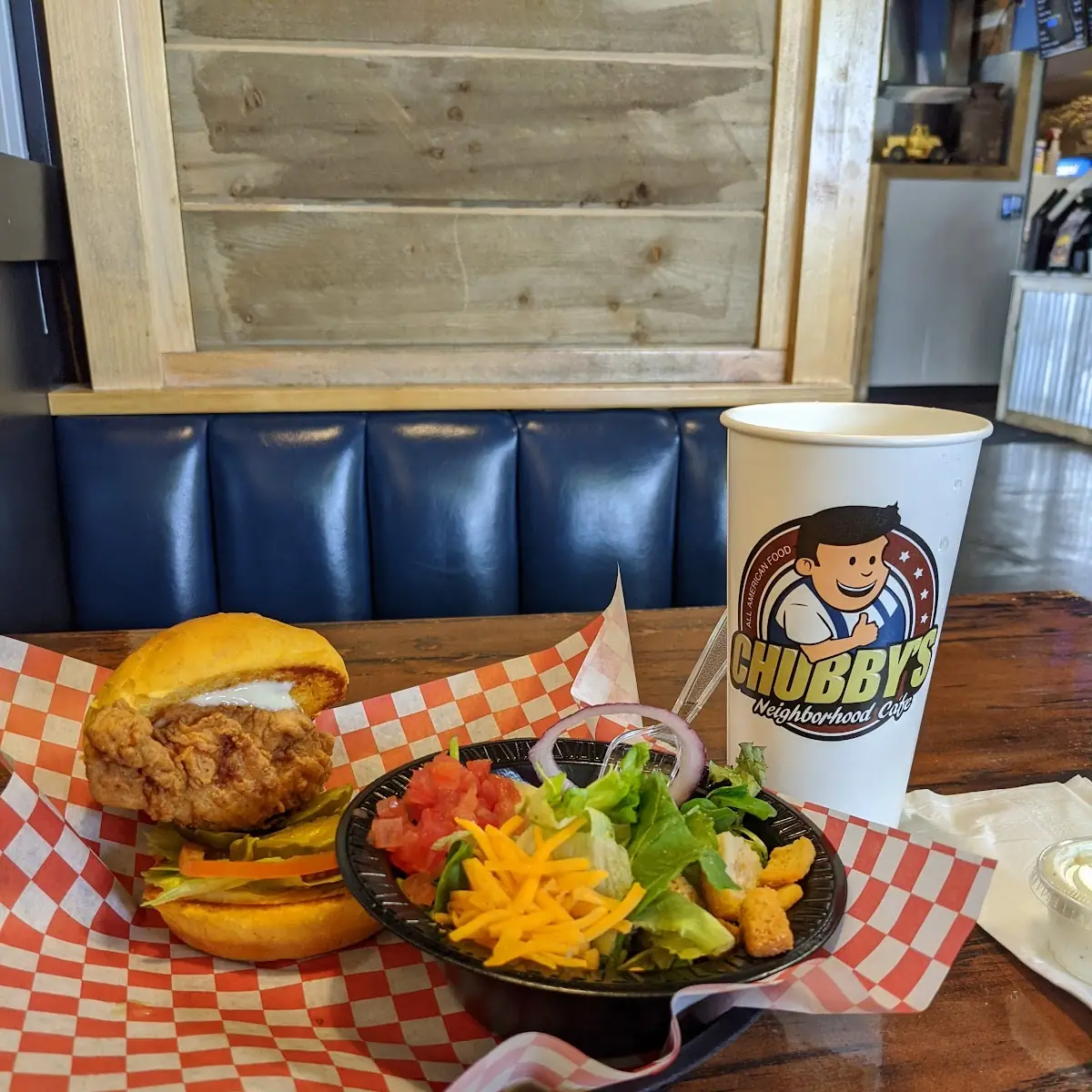 Side Salad Mini Chicken Sliders