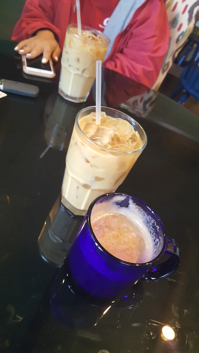 Mocha and Vanilla Latte