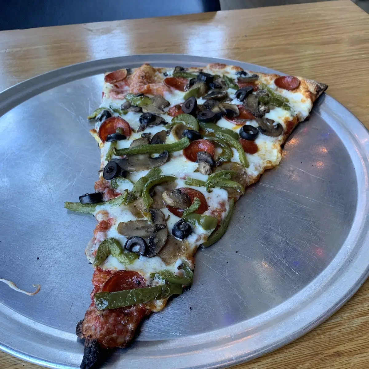 Pepperoni Mushroom and Olive Pizza