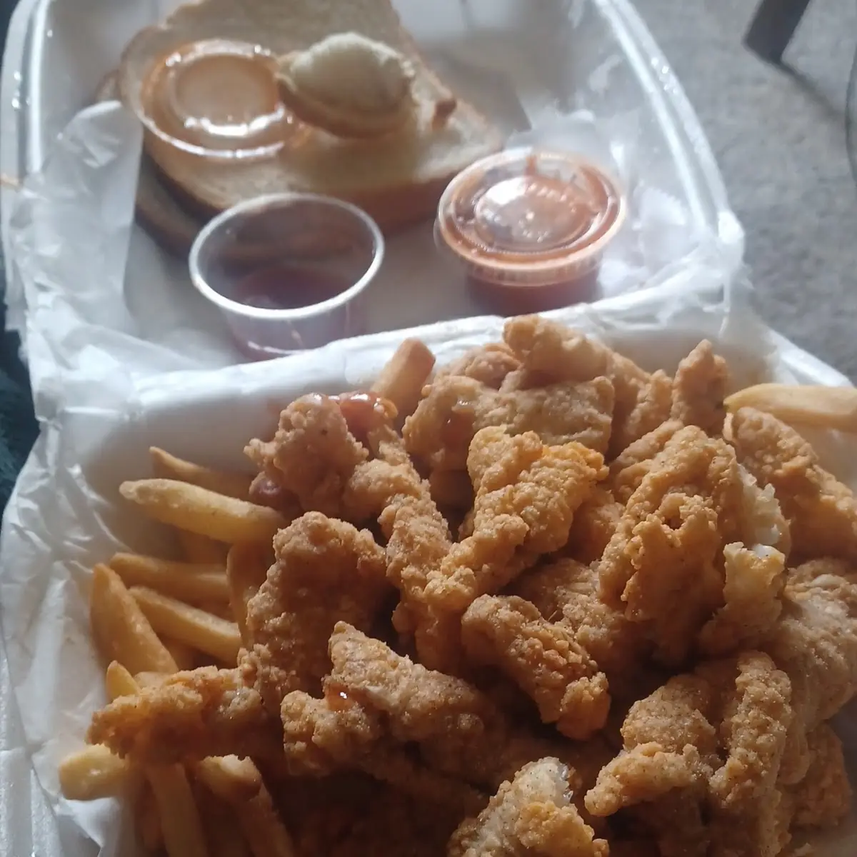 Catfish Nuggets with Mild Sauce