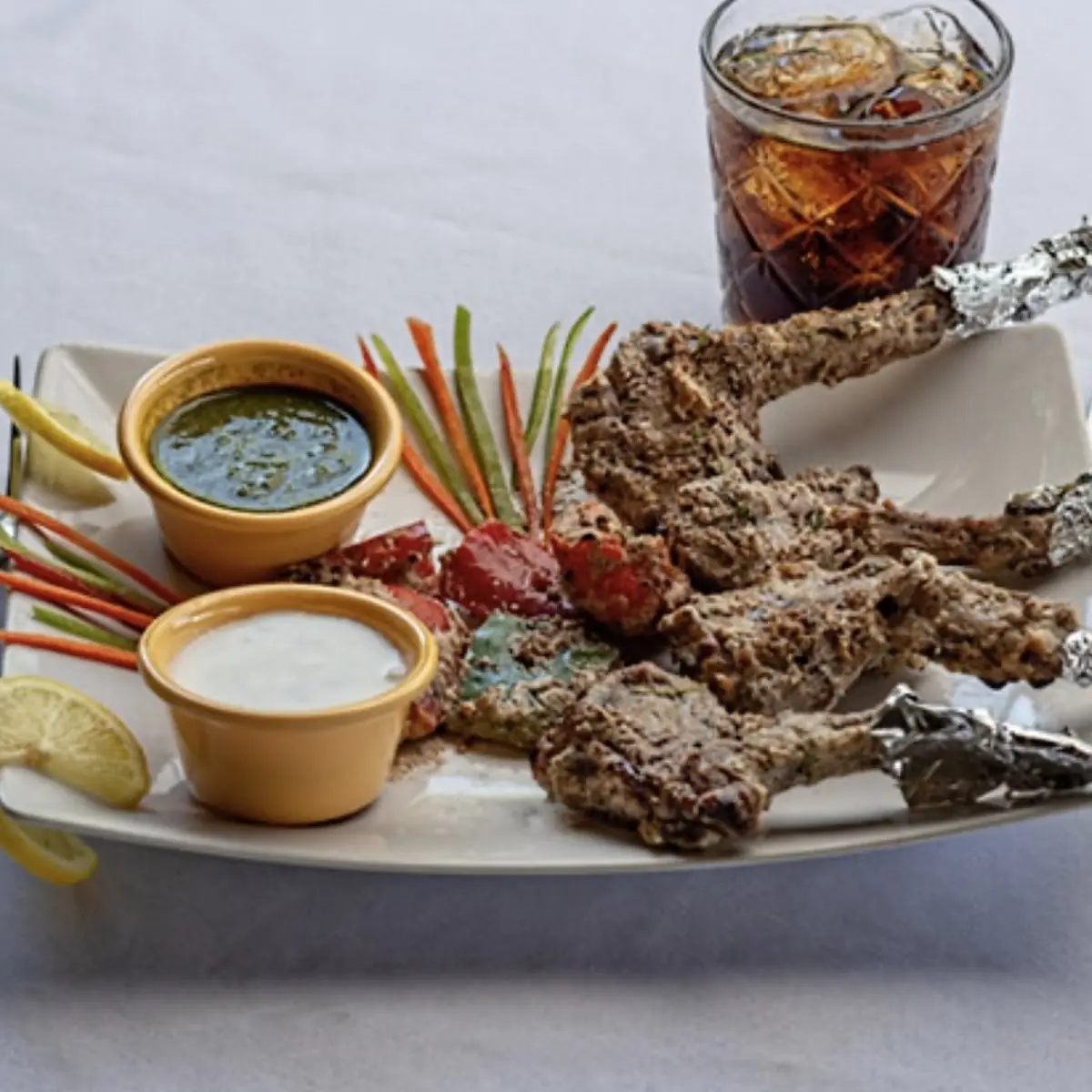 Caffe Delhi Lamb Chops Chef's Favorite