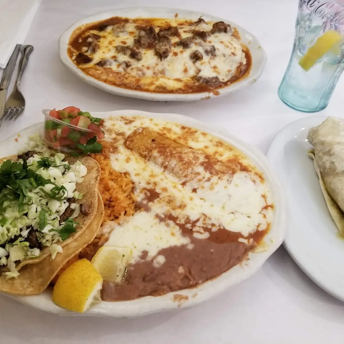 Chile Relleno with Rice & Beans