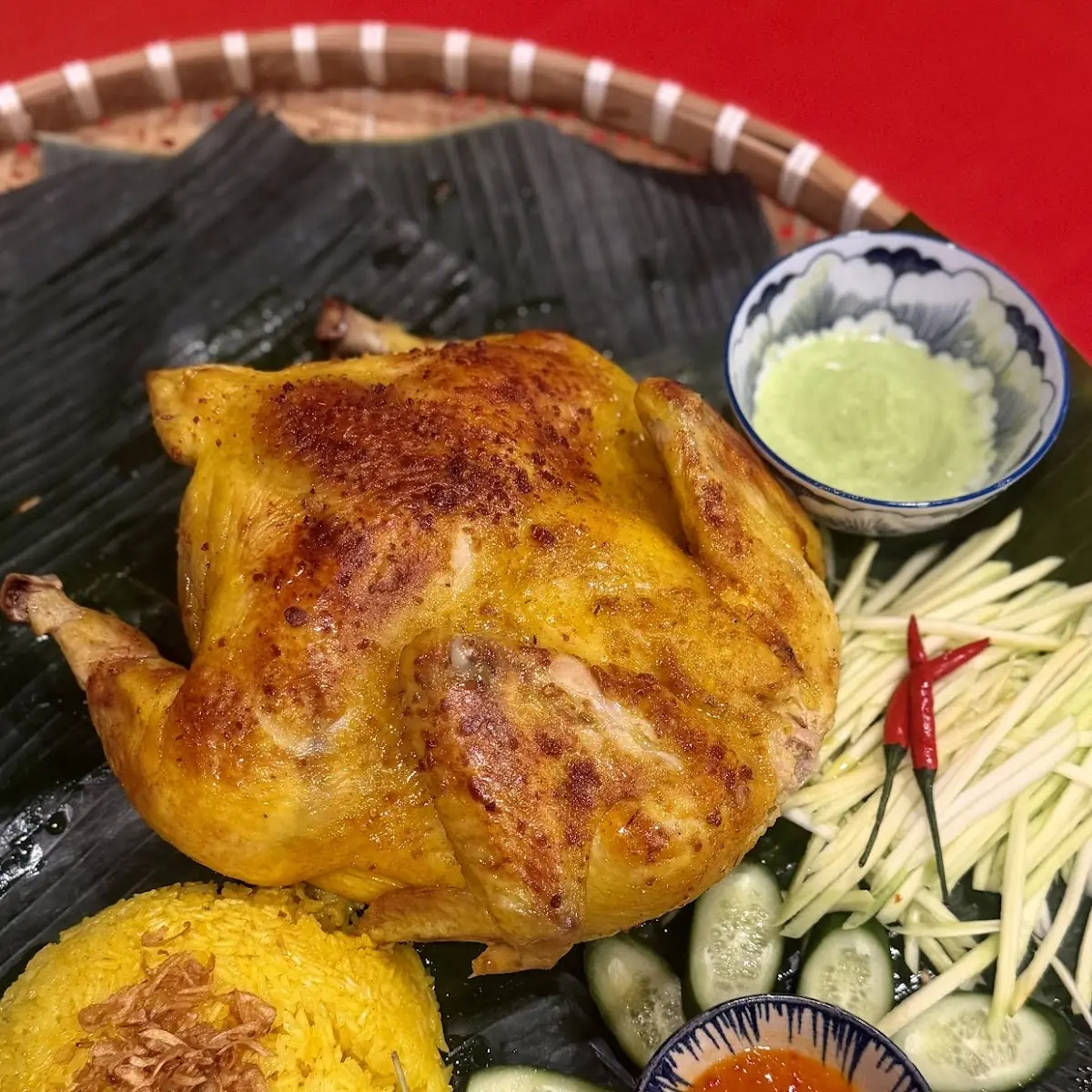 Roasted Chicken with Turmeric Rice