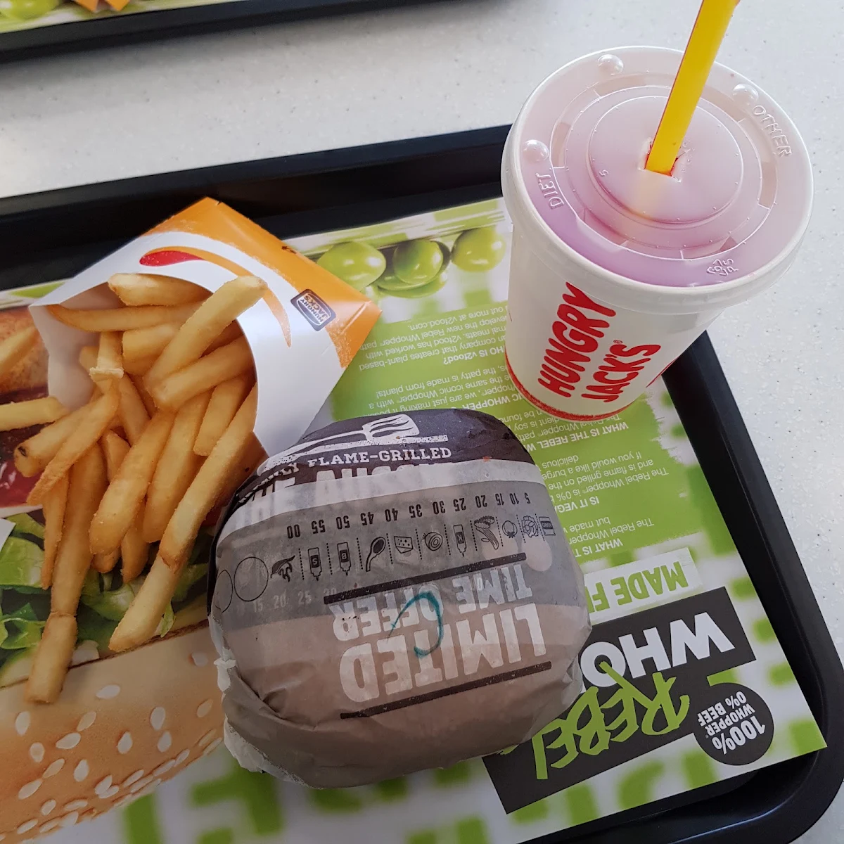 Burger and Fries